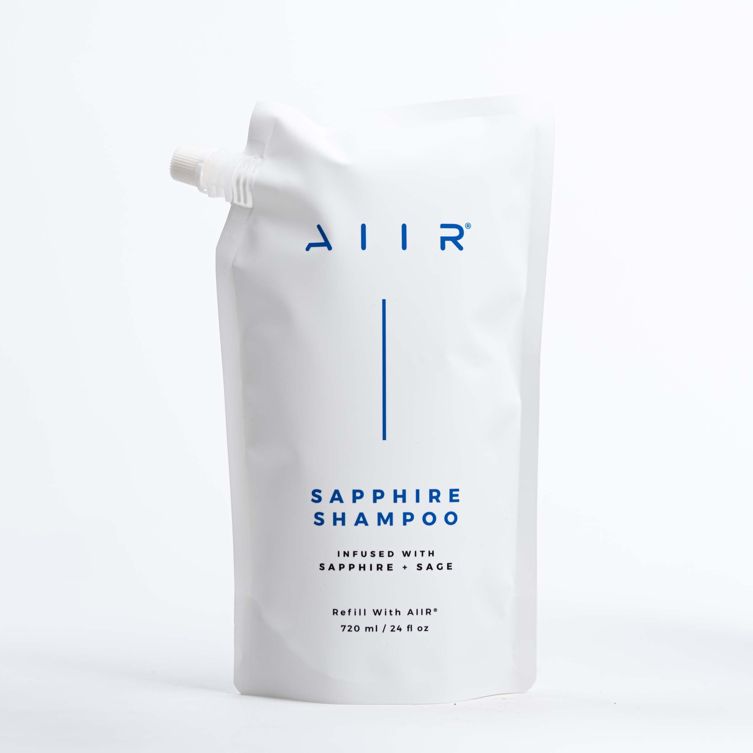 シャンプー arir Sapphire Refillable Shampoo Pouch – Sustainable Crystal Care