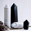 Large and Small Obsidian Crystal Points
