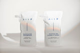 SAPPHIRE SHAMPOO & CONDITIONER REFILLABLE POUCH BUNDLE WITH FREE 8OZ