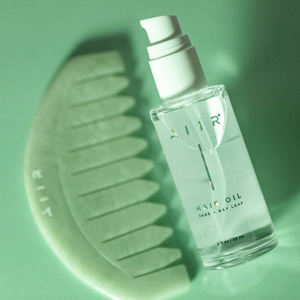 Jade Crystal Comb and Jade Hair Oil